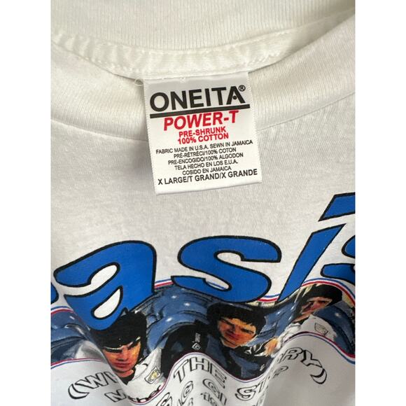 Oasis "What's the Story Morning Glory?" Vintage Reprint Single Stitch T-shirt - Picture 6 of 6